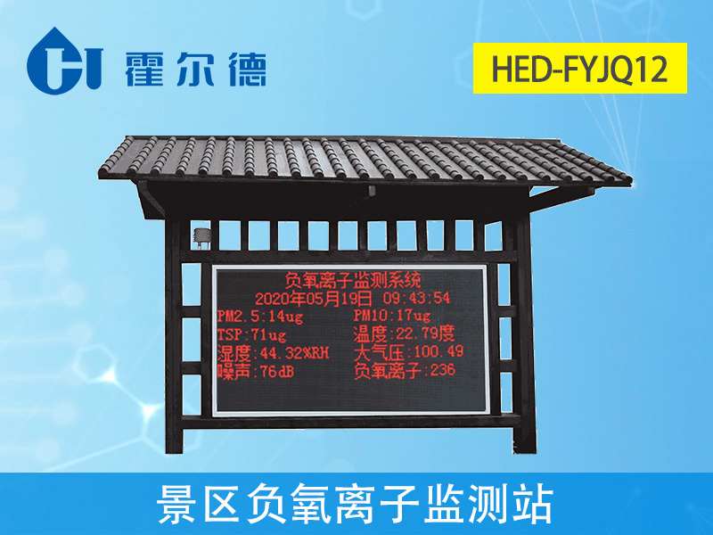 景區(qū)人數(shù)劇增，負氧離子監(jiān)測不能缺